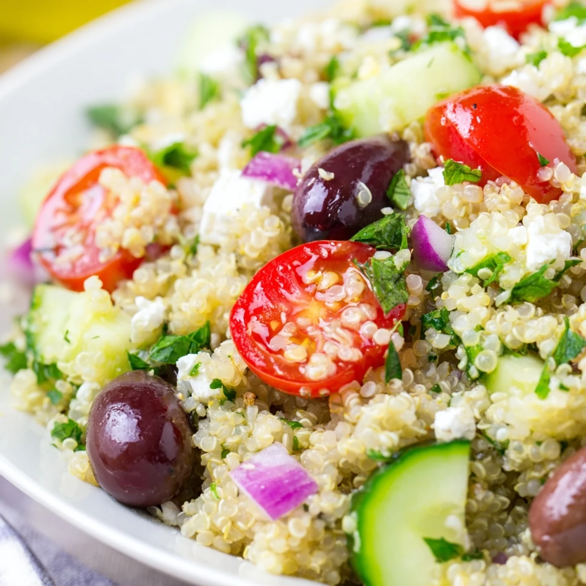 Mediterranean Quinoa Cherry Tomatoes