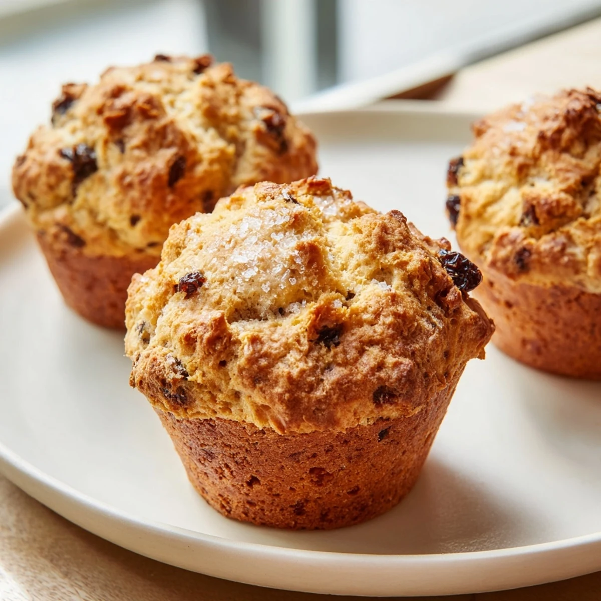 Homemade Mini Irish Soda Bread Muffins cooling on a wire rack with a pat of butter nearby.