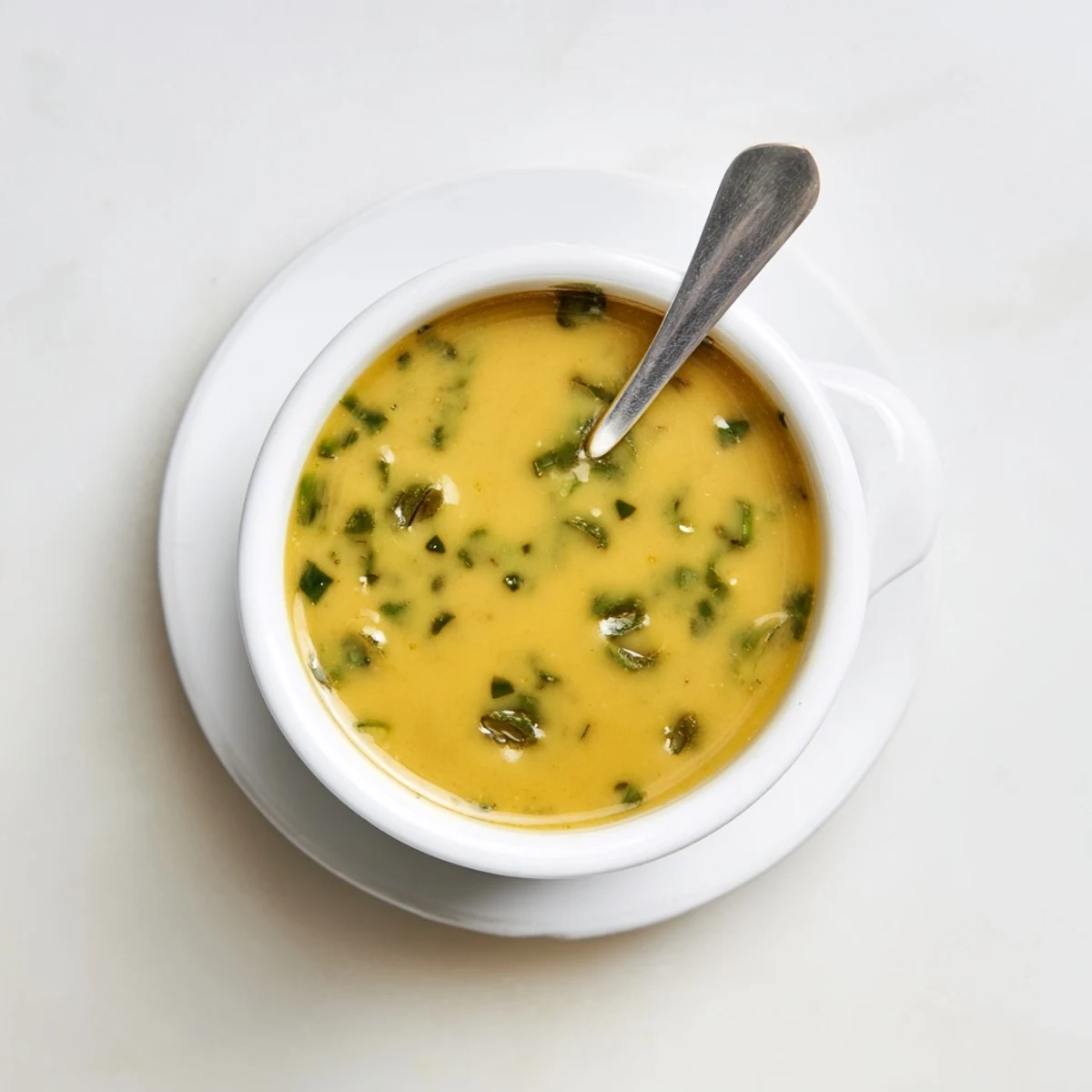 Creamy homemade jalapeño honey mustard sauce in a glass jar with fresh jalapeño slices