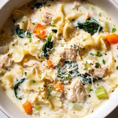 Italian White Lasagna Soup