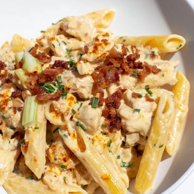 Creamy Crack Chicken Pasta
