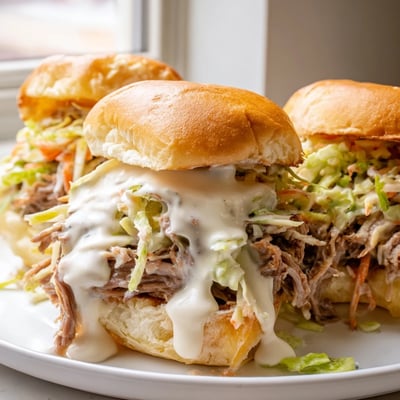 Alabama White Sauce Lamb Sliders